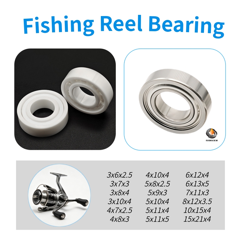 Baitcasting Reel - 1/5/10 Piezas ABEC-7/9 Carretes de Pesca