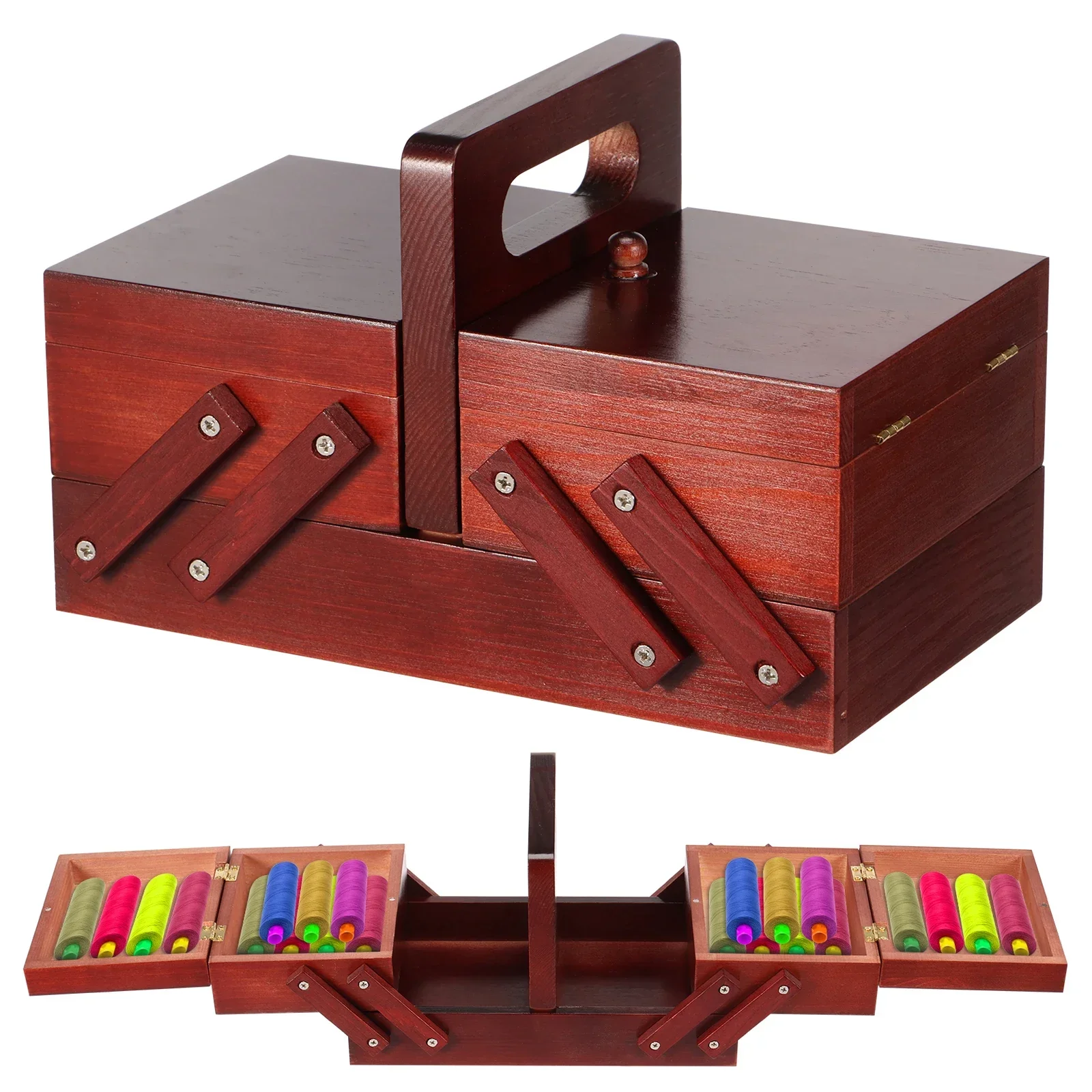 Reel Handle - Caja de hilo de coser expandible