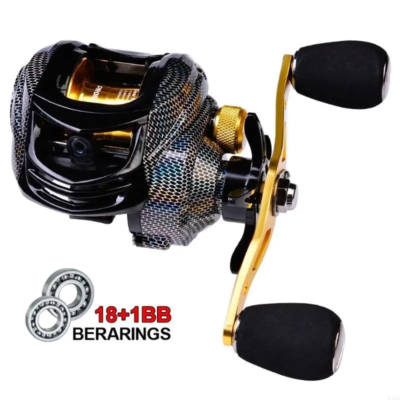 Baitcasting Reel - Carrete de pesca 652F con 18+1