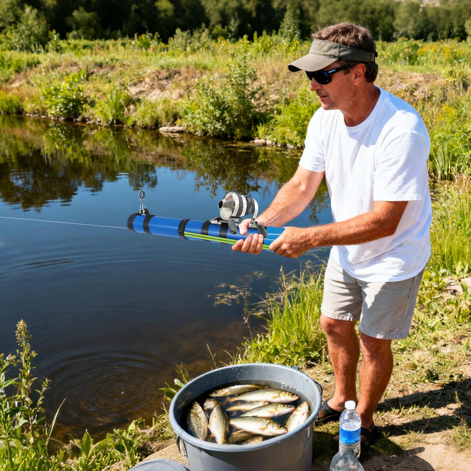 Caña de pescar con diseño de t - Fly Reel reseña y precio