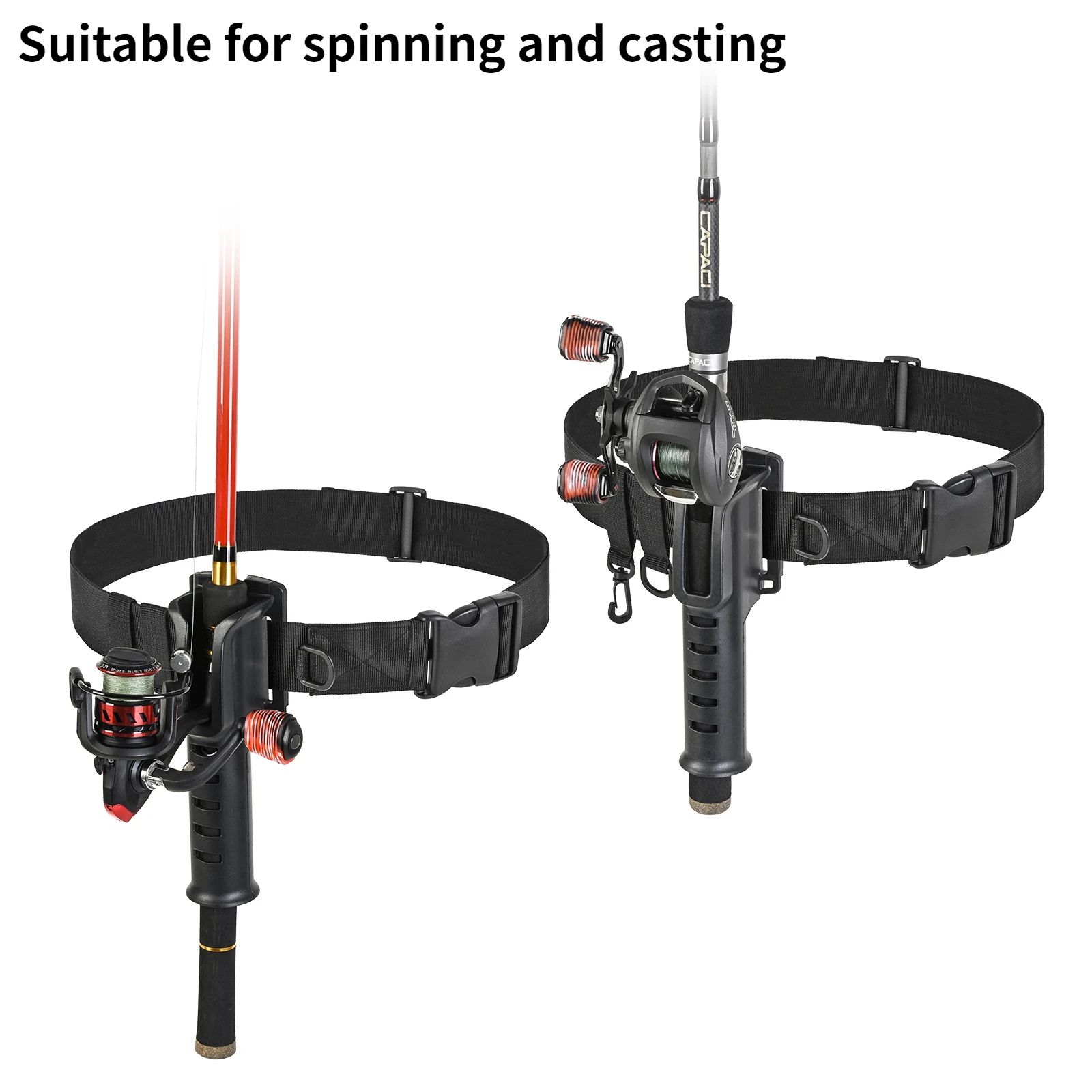 Cinturón de pesca colgante, so - Fly Reel reseña y precio