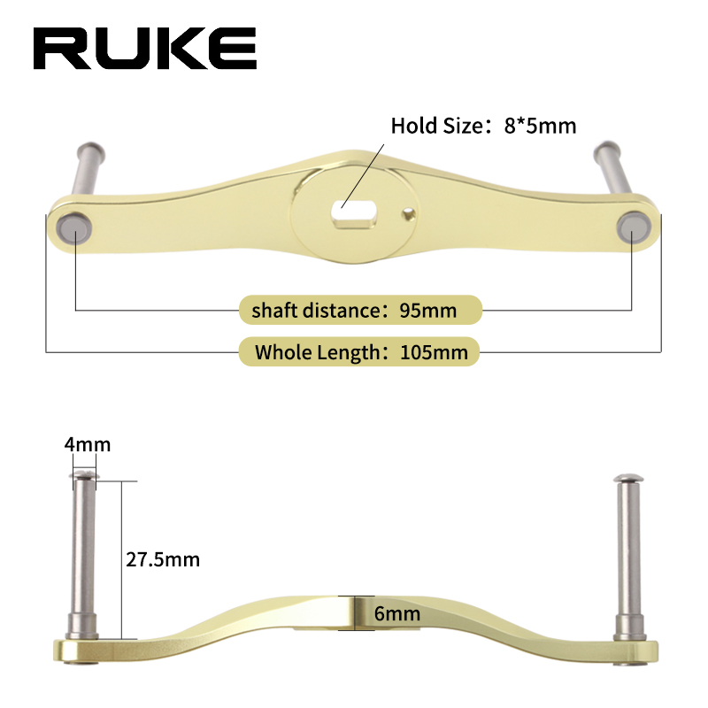RUKE, 1 pieza, mango de carret - Spincast Reel reseña y precio