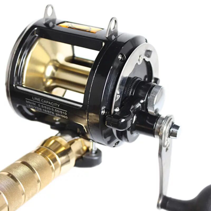 Carrete de pesca de agua salad - Trolling Reel reseña y precio