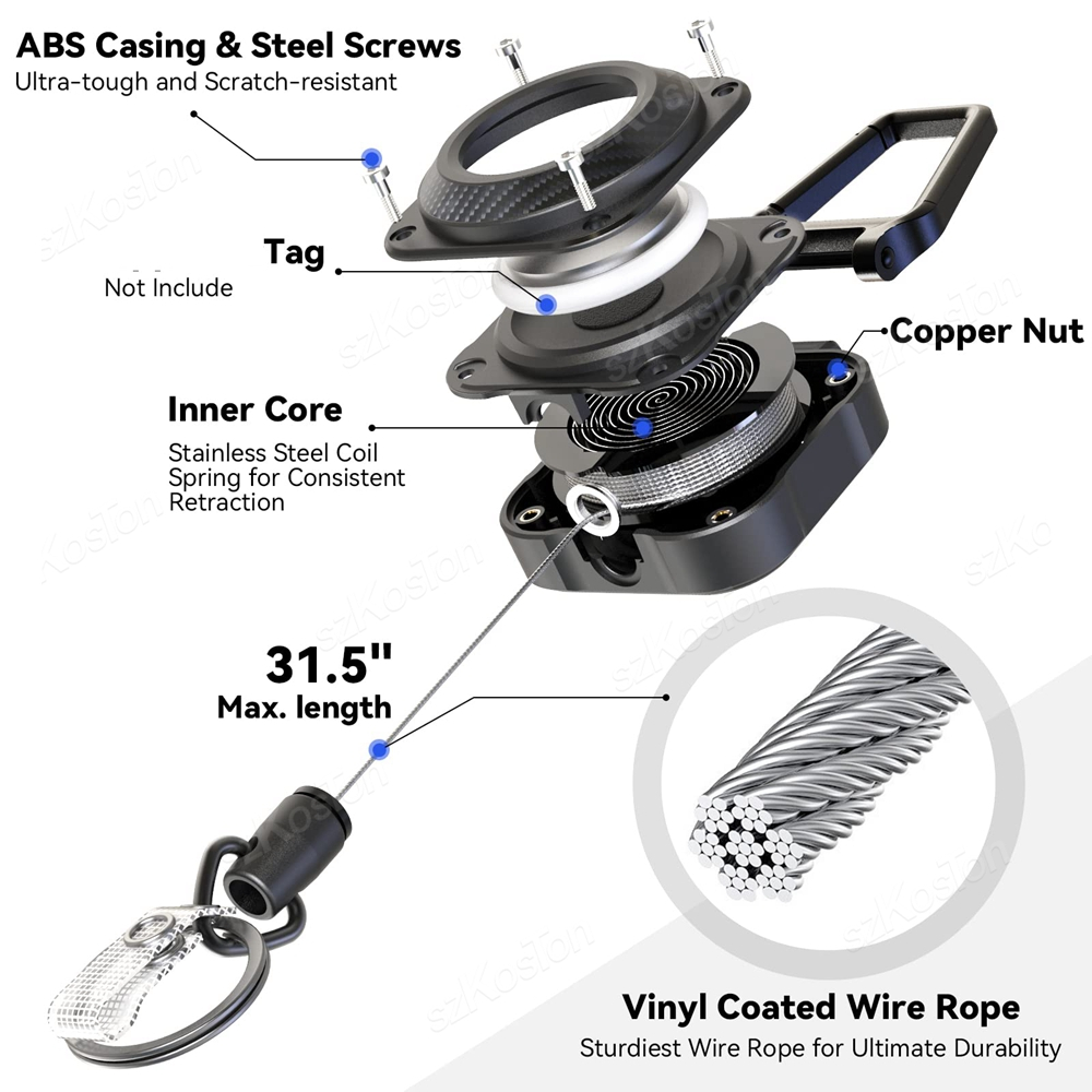 Llavero retráctil para Apple A - Reel Cover reseña y precio