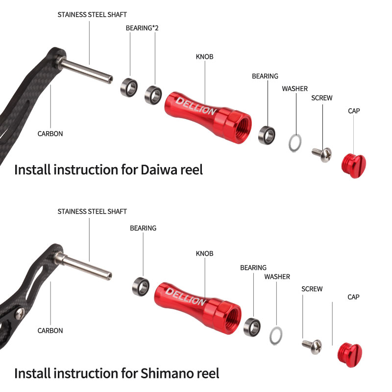 Ruke-mango de carrete de pesca - Reel Drag Knob reseña y precio