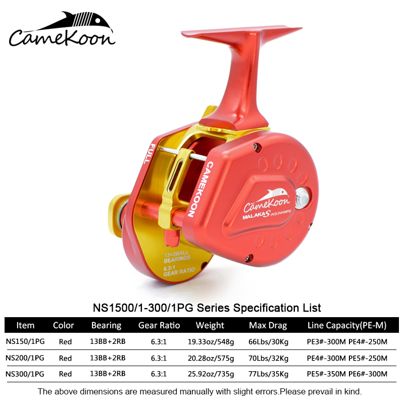 Carrete de Pesca CAMEKOON Seri - Trolling Reel reseña y precio