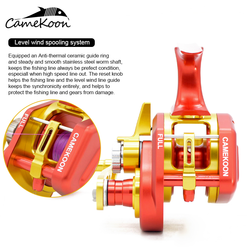 Carrete de Pesca CAMEKOON Seri - Trolling Reel reseña y precio