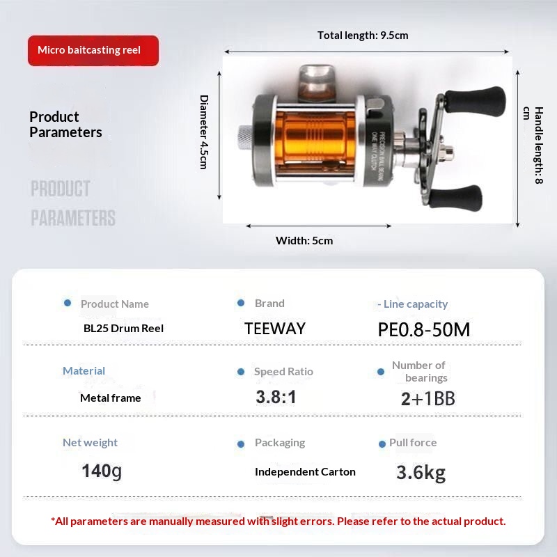 Carrete de Pesca Teeway BL25 d - Fly Reel reseña y precio